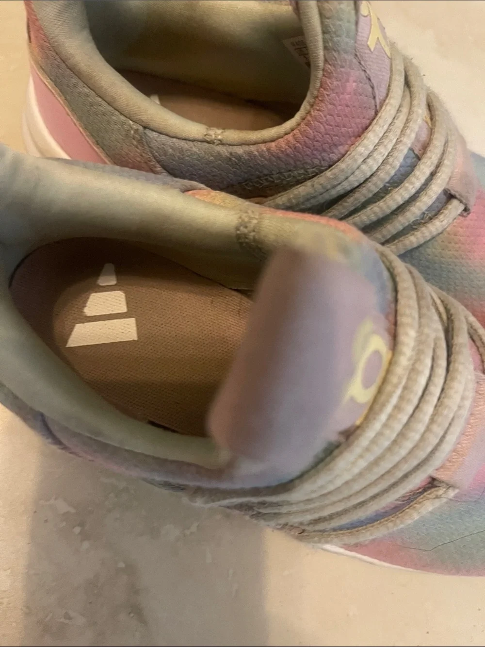 adidas Kids Pastel Tie-Dye Slip-On Sneakers - Multicolor